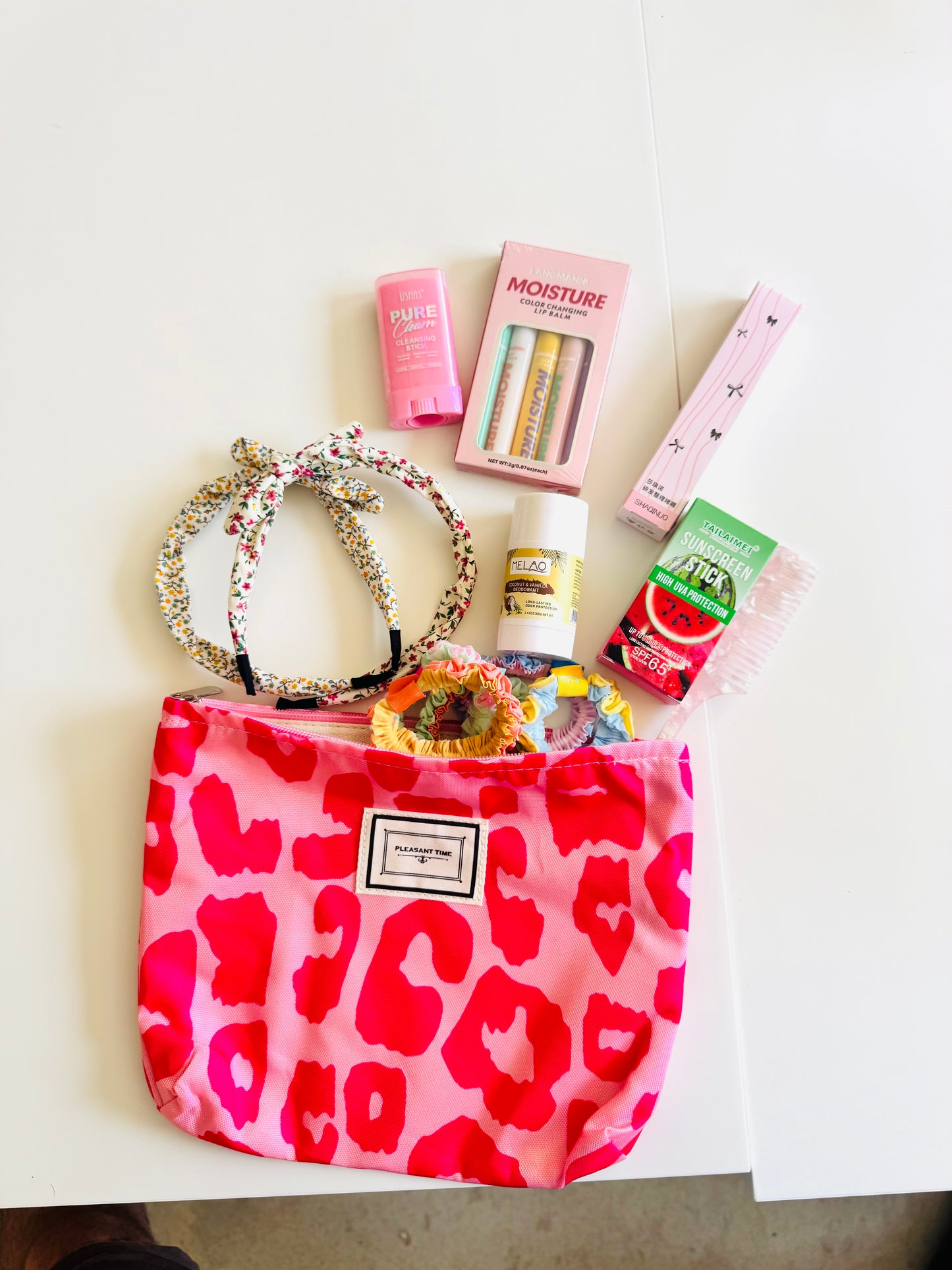 Girls Pink Make Up Bag